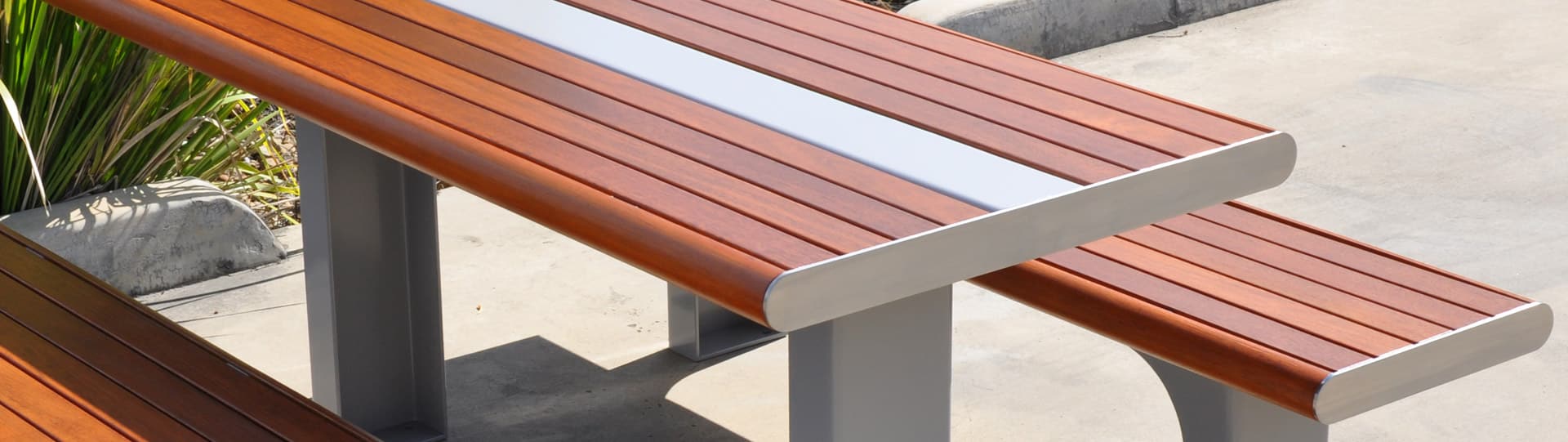 PT06 Picnic Table Urban Fountains & Furniture Bench Seats Street