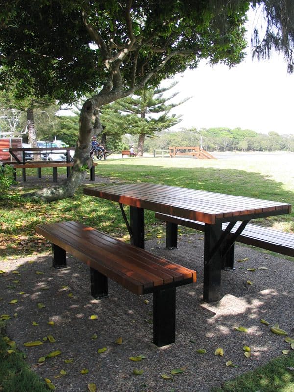 PT02 Picnic Table Urban Fountains & Furniture Bench Seats Street