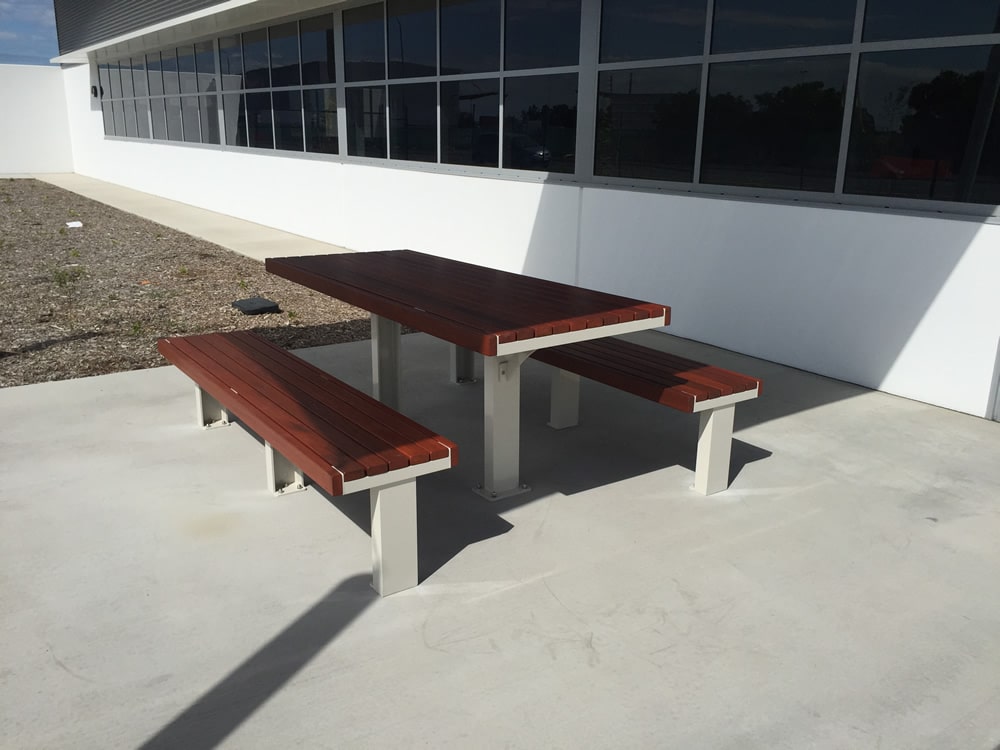 PT02 Picnic Table Urban Fountains & Furniture Bench Seats Street